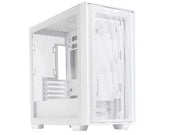 ASUS A21 ASUS CASE/WHT A21 MICRO-ATX CASE WHITE EDITION SUPPORTS GRAPHICS CARDS UP TO 380MM 360MM COOLERS & STANDARD ATX PSUS POROUS FRONT PANEL MESH CABLE