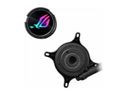 ASUS ROG Strix LC III 240 ARGB White Edition all-in-one CPU liquid cooler features an innovative 360 rotatable water block with Aura Sync