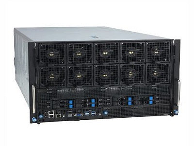 ASUS ESC N8-E11 7U NVIDIA HGX H100/H200 eight-GPU server with dual 5th Gen Intel Xeon Scalable processors