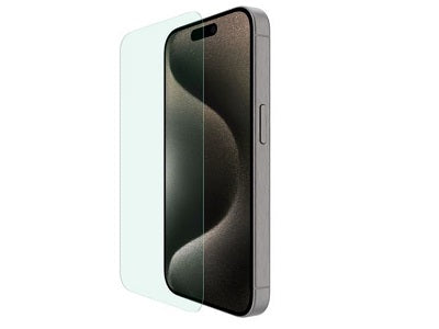 BELKIN OVA161FQ InvisiGlass Blue Light Filter Screen Protector for iPhone 16/15/14 Pro