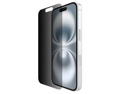 BELKIN OVA167FQ InvisiGlass Privacy Treated Screen Protector for iPhone 16/15/14 Pro