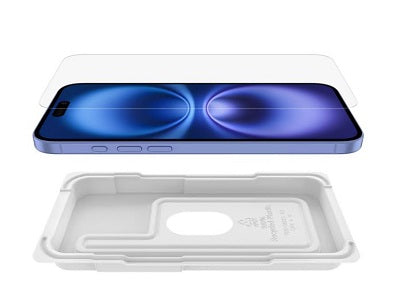 BELKIN OVA172FQ InvisiGlass Treated Screen Protector for iPhone 16 Plus/15 Plus/14 Pro Max