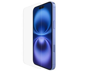 BELKIN OVA172FQ InvisiGlass Treated Screen Protector for iPhone 16 Plus/15 Plus/14 Pro Max