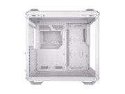 ASUS GT502 FV/WHT/TG// TUF Gaming GT502 Horizon White ATX Mid-Tower Gaming Case (boundless panoramic design dual-chamber independent CPU and GPU cooling zones tool-free side panels USB 10 Gbps Type-C front panel)