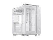 ASUS GT502 FV/WHT/TG// TUF Gaming GT502 Horizon White ATX Mid-Tower Gaming Case (boundless panoramic design dual-chamber independent CPU and GPU cooling zones tool-free side panels USB 10 Gbps Type-C front panel)