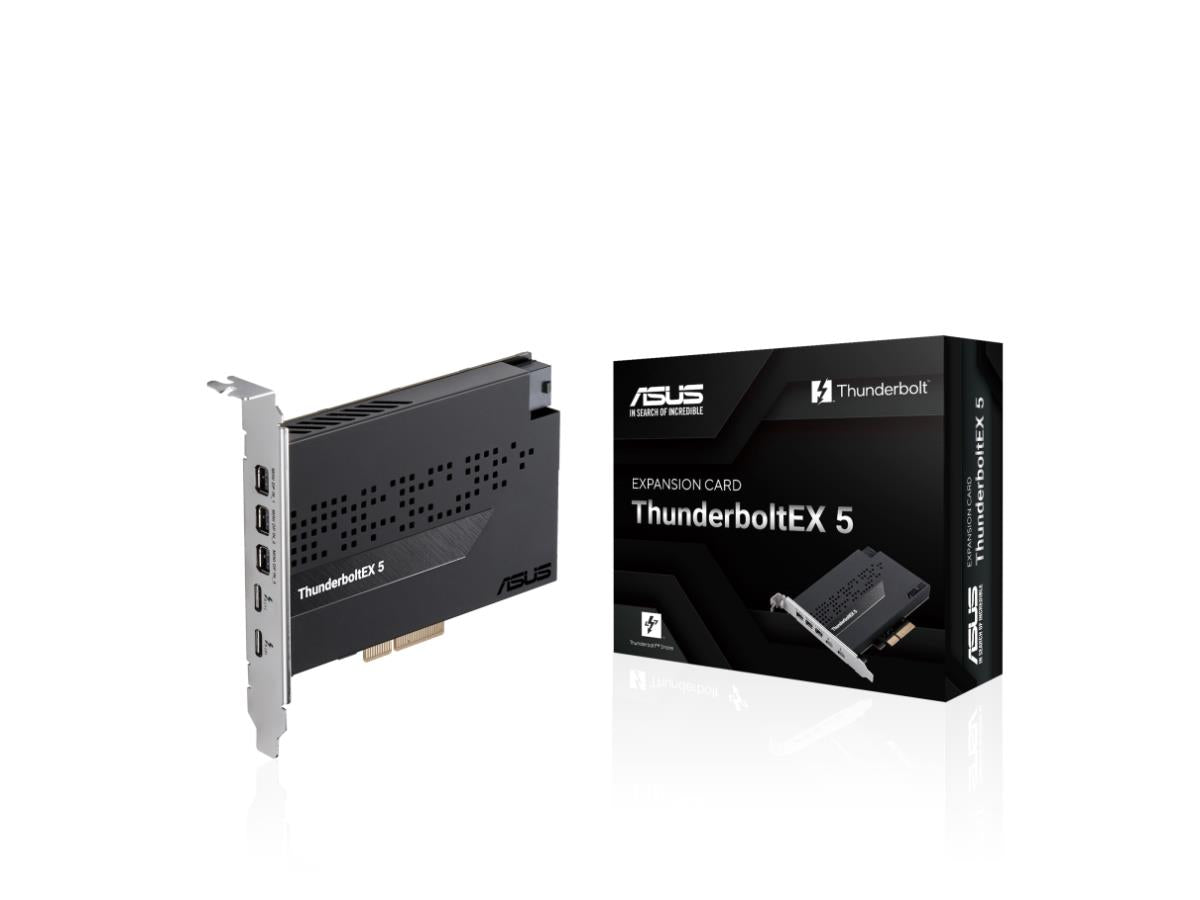 ASUS ThunderboltEX 5 Expansion Card - Dual Thunderbolt 5 USB-C Ports