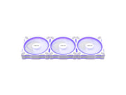ASUS Prime MR120 ARGB reverse fan white triple pack, 28mm extra-thick frame, quiet, high-performance cooling with PWN control, 20 ARGB LEDs with dual-sided frame lighting, Aura Sync