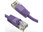 Axiom AXG96508 6FT CAT5E 350mhz Patch Cable Molded Boot (Purple) - TAA Compliant