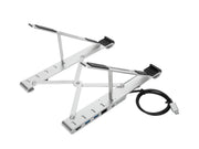 TARGUS AWU100005GL Portable Laptop Stand + Integrated Dock