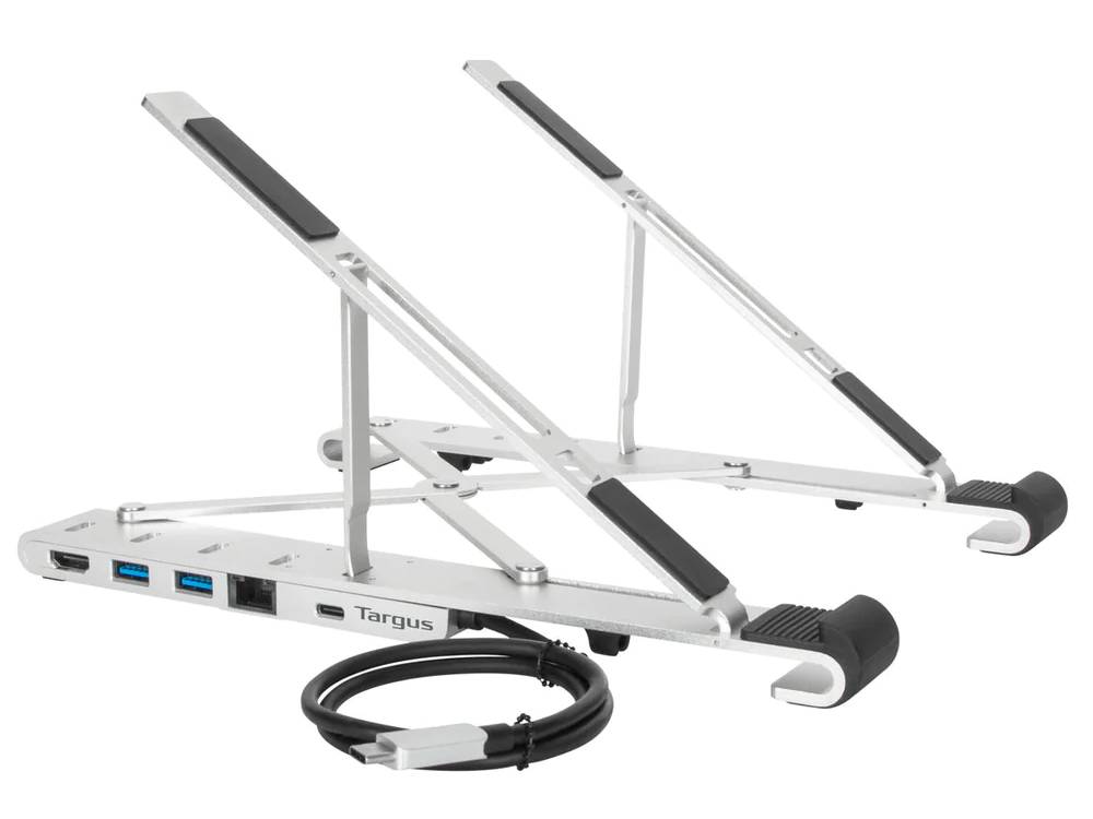 TARGUS AWU100005GL Portable Laptop Stand + Integrated Dock