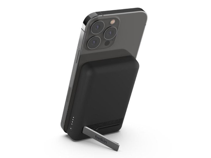 BELKIN BPD004BTBK Magnetic Wireless Power Bank 5K + Stand