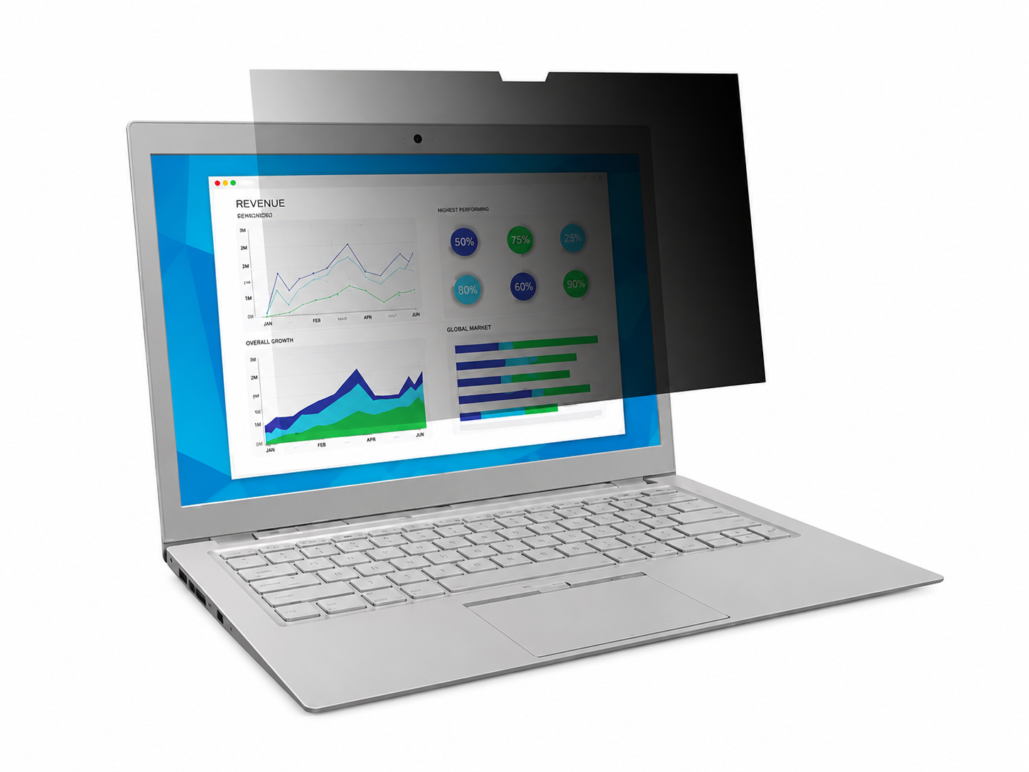3M PF160W1B Privacy Filter for 16in Laptop, 16:10