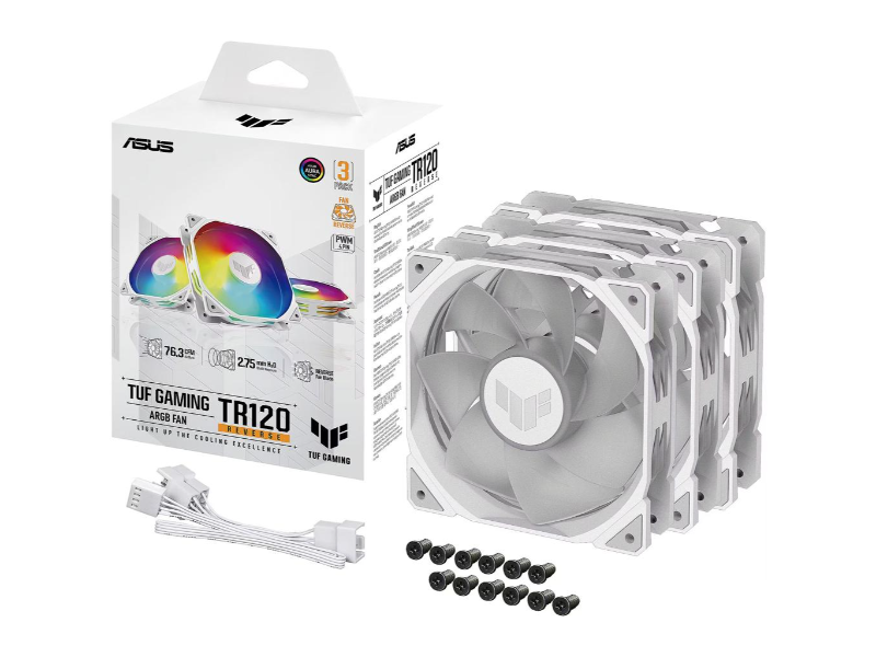 TUF GAMING TR120 FAN ARGB WHITE 3IN1